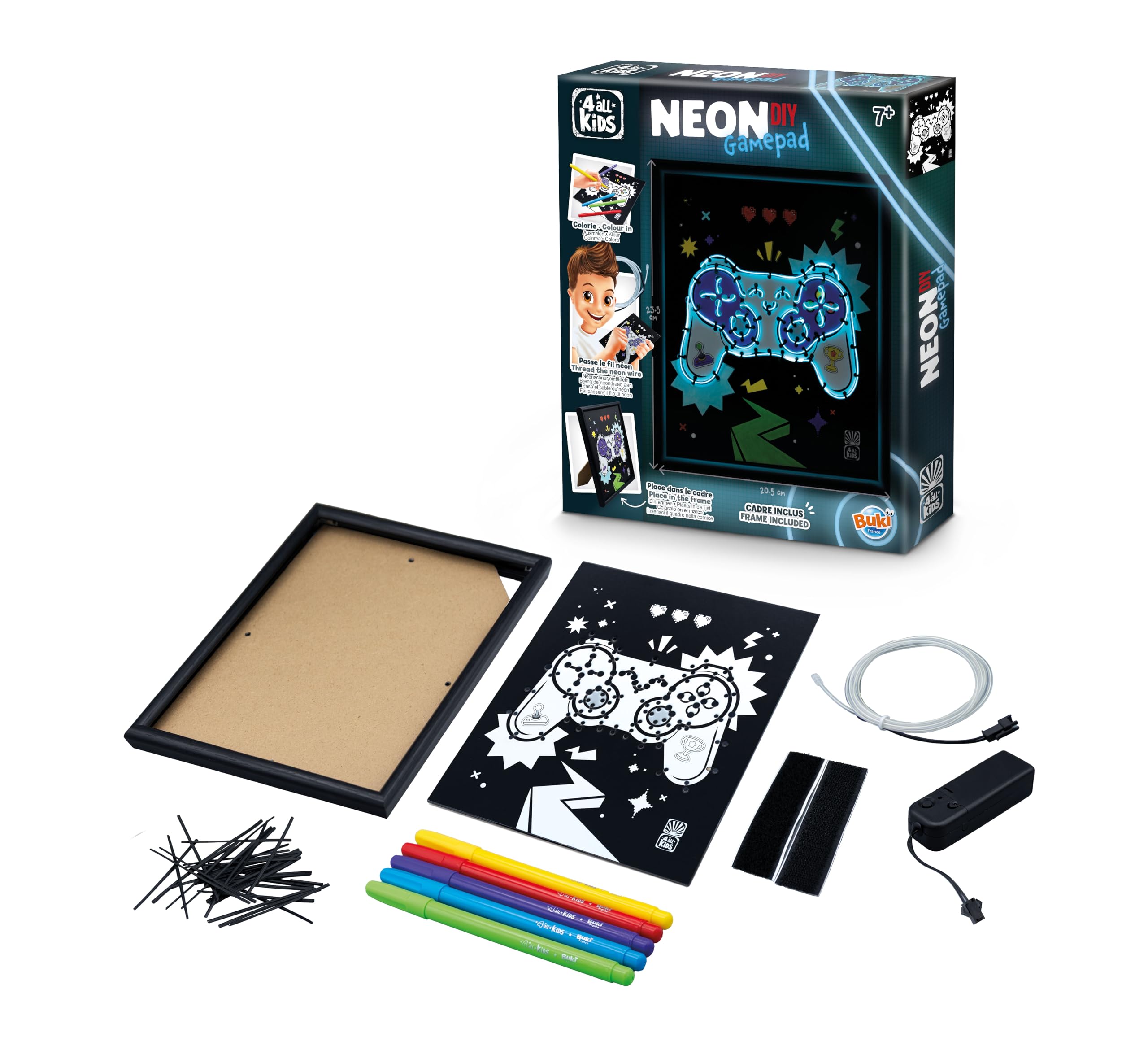 buki-cr-atif-fk016-cadre-n-on-gamepad-lumineux-d-s-7-ans image 1