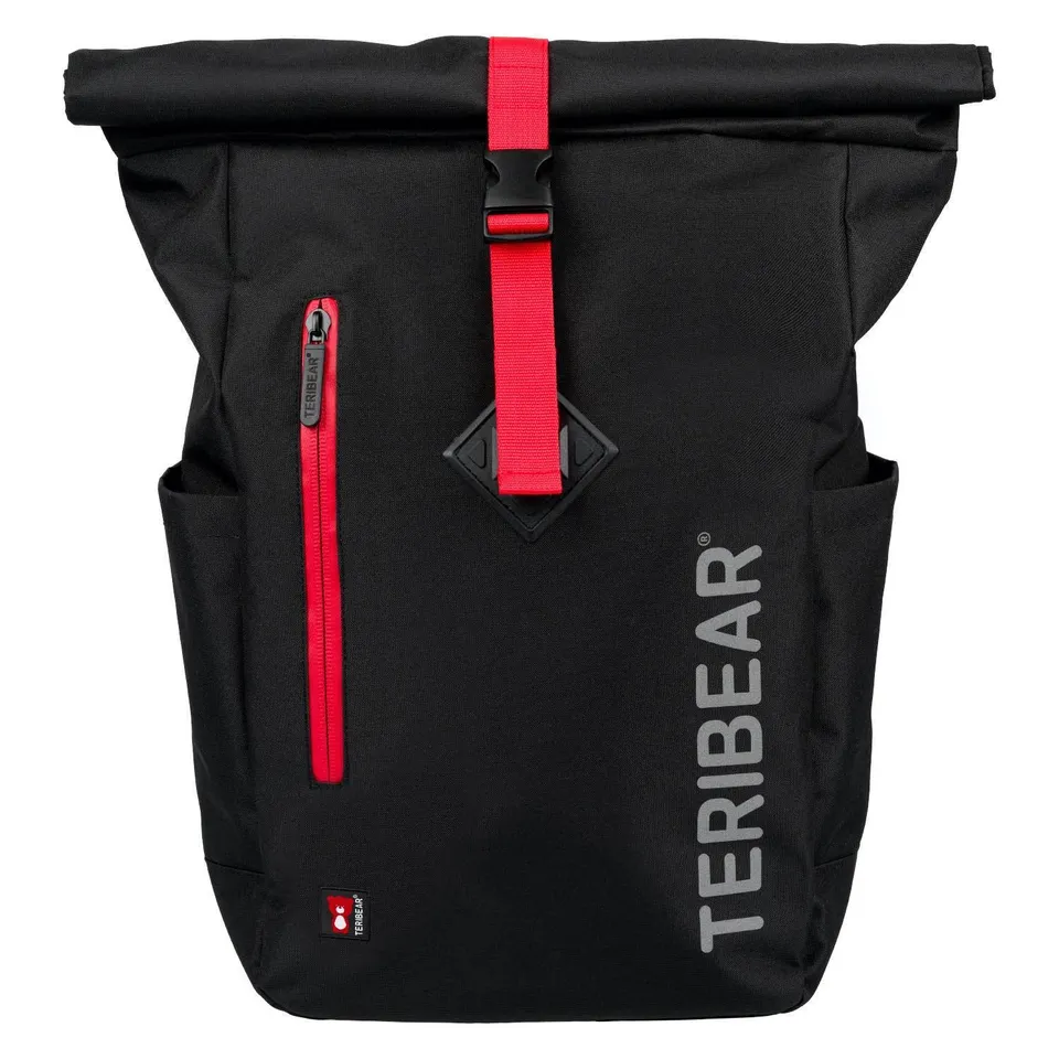 baagl-roll-teribear-sac-dos-noir-roll-top-17-l image 1