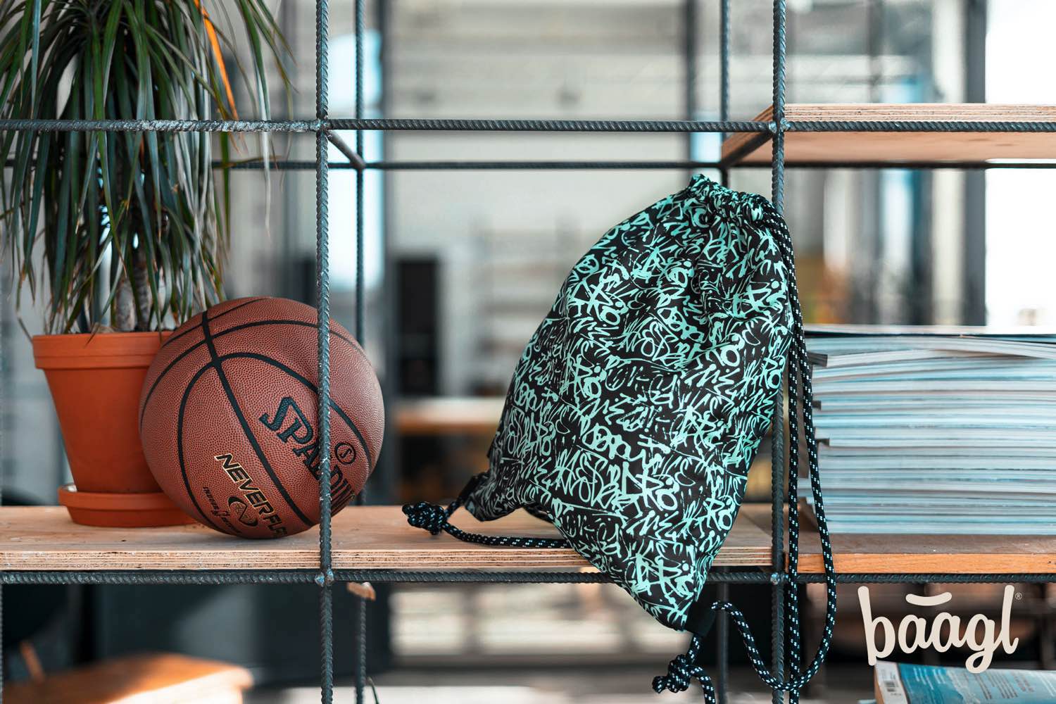 baagl-graffito-sac-gym-enfant-lavable image 6