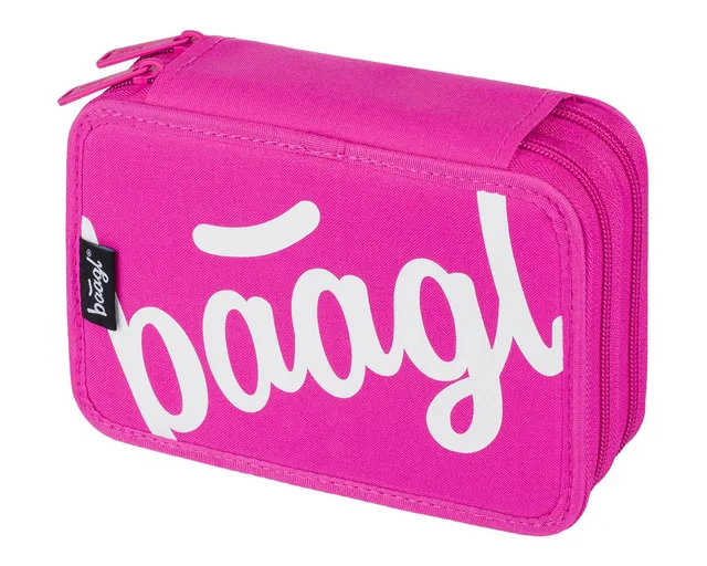 baagl-logo-pink-trousse-double-compartiment-rose image 1