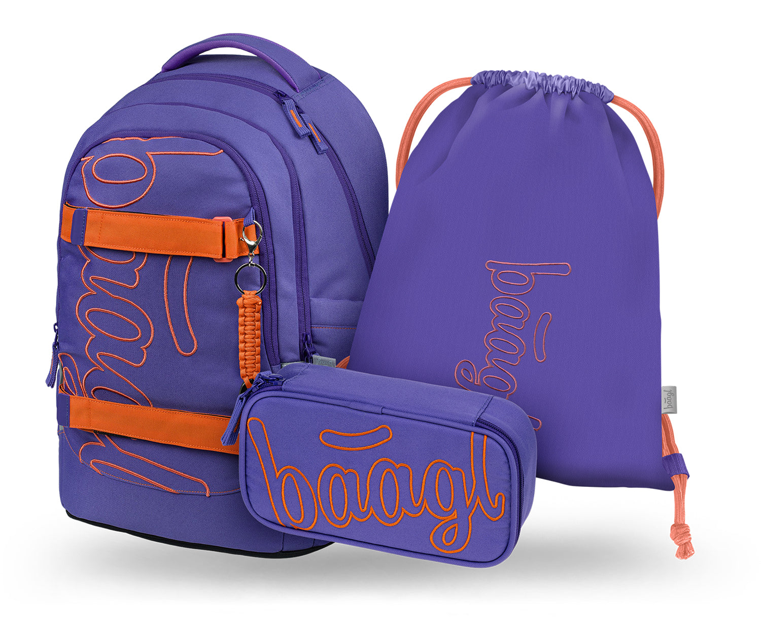 baagl-skate-max-orange-kit-scolaire-sac-dos-8-kg-recycl image 1