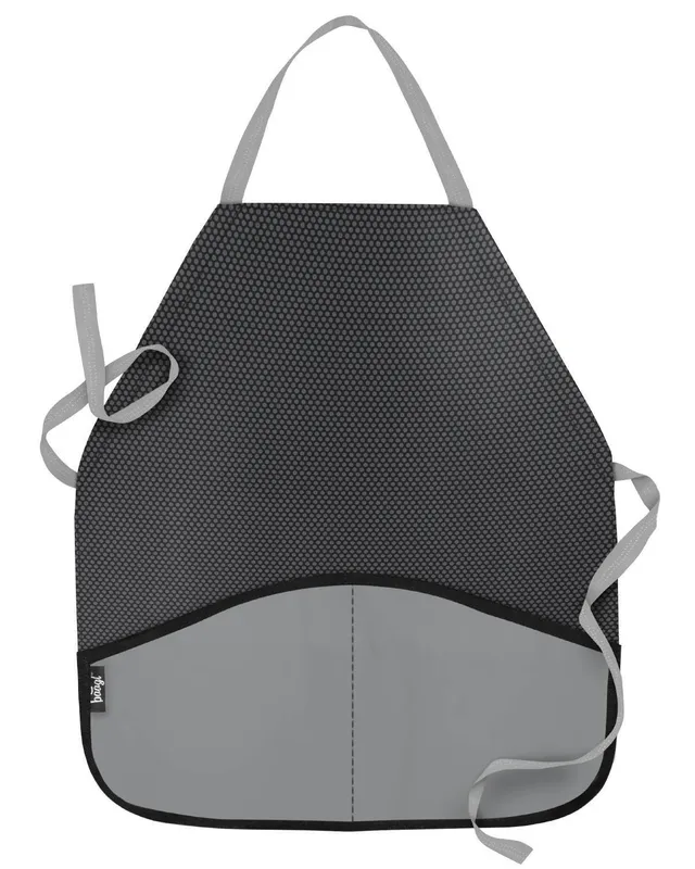 baagl-aprons-tablier-enfant-gris-lavable-2-poches image 1