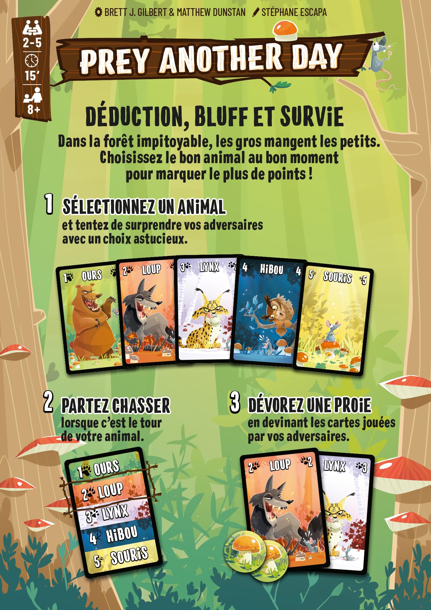 blackrock-games-prey-another-day-jeu-cartes-bluff-animaux-8-ans image 2