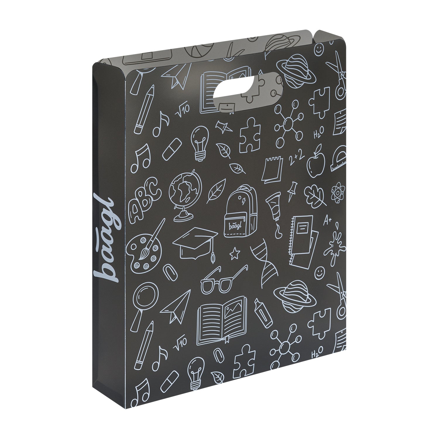 baagl-notebook-folders-chemise-plastique-gris-recycl image 1