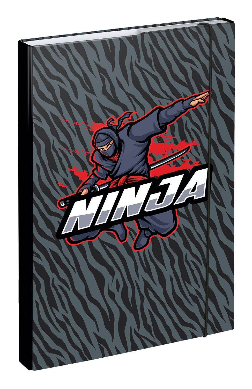 baagl-notebook-folders-ninja-chemise-a4-lastique image 1