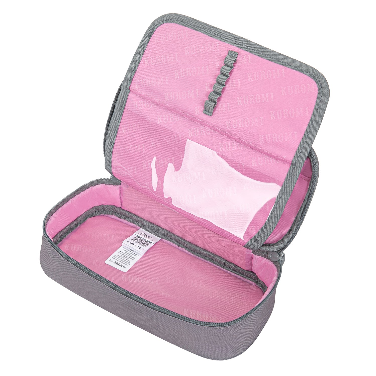 baagl-kuromi-grey-trousse-scolaire-rigide-recycl-e image 2