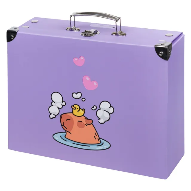 baagl-capybara-mallette-scolaire-pliable-valisette image 1