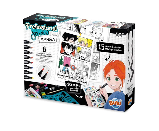 buki-professional-studio-manga-carnet-8-feutres-alcool image 1