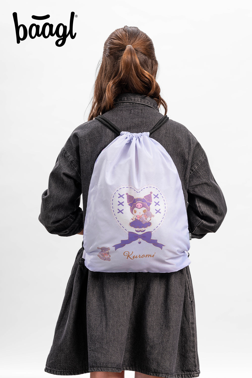 baagl-kuromi-sweet-one-sac-gym-sport-enfant image 4