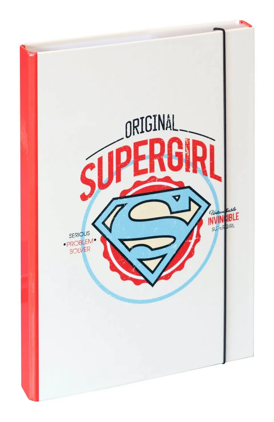 baagl-prot-ge-cahiers-a4-supergirl-housse-lastique-fille image 1