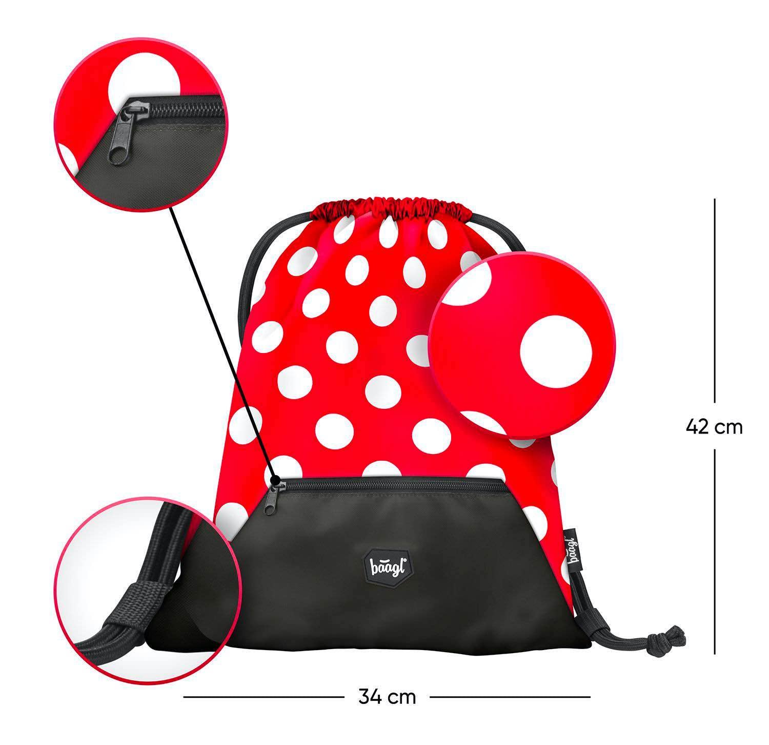 baagl-gym-sacks-sac-gym-dots-poche-zipp-e image 2
