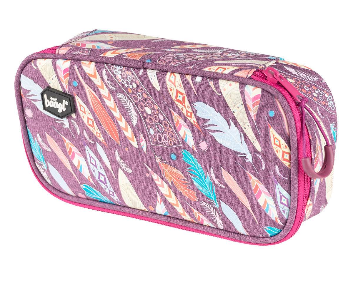 baagl-feathers-trousse-scolaire-fille-vide image 1