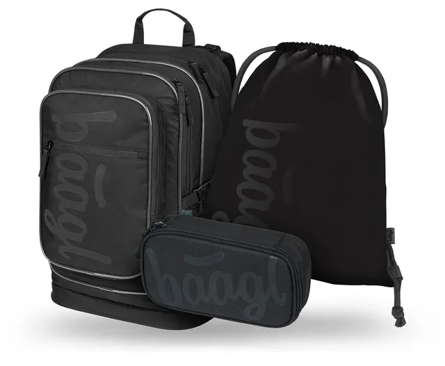 baagl-cubic-uni-black-ensemble-scolaire-noir-recycl image 1