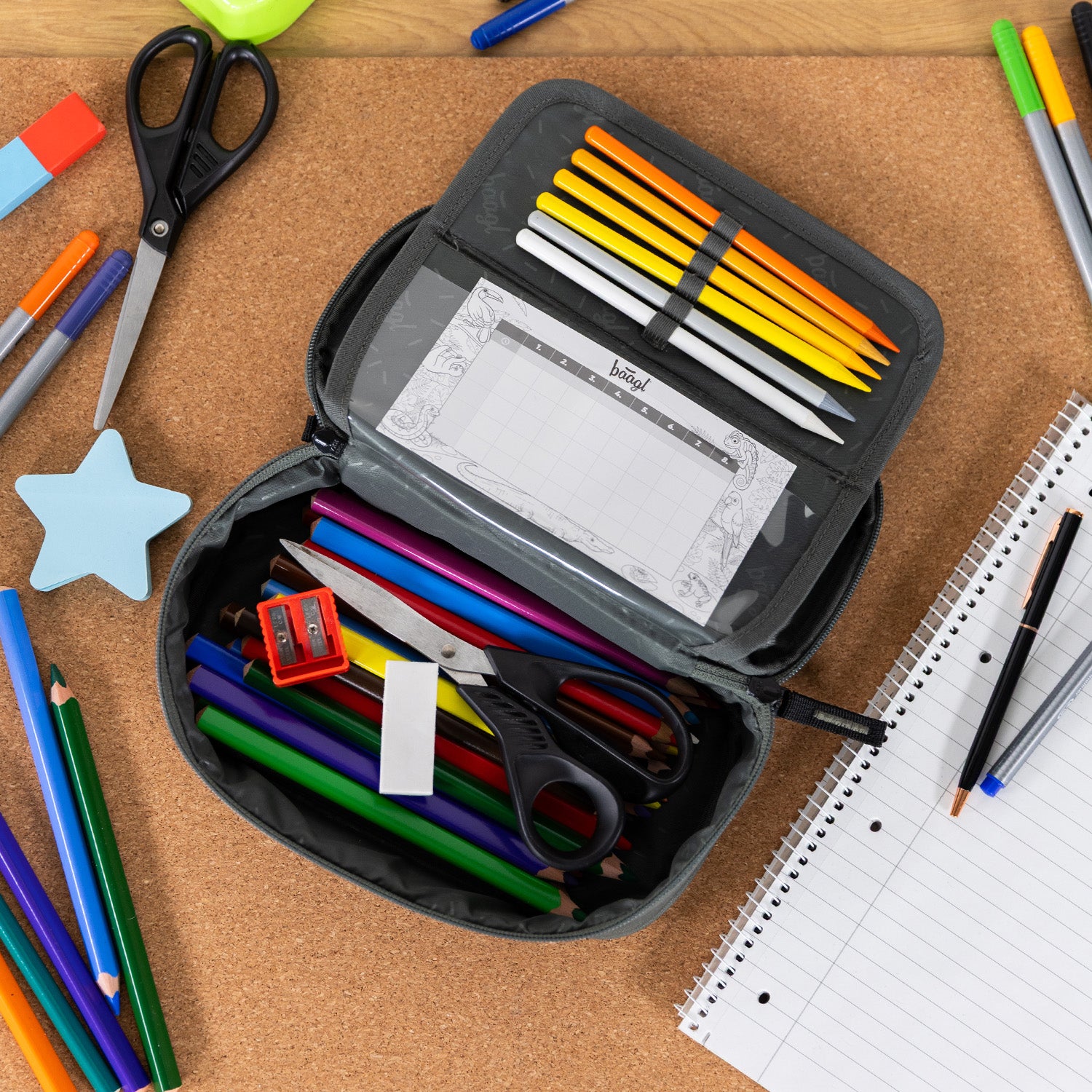 baagl-grove-trousse-scolaire-rigide-recycl-e-ykk-vide image 7