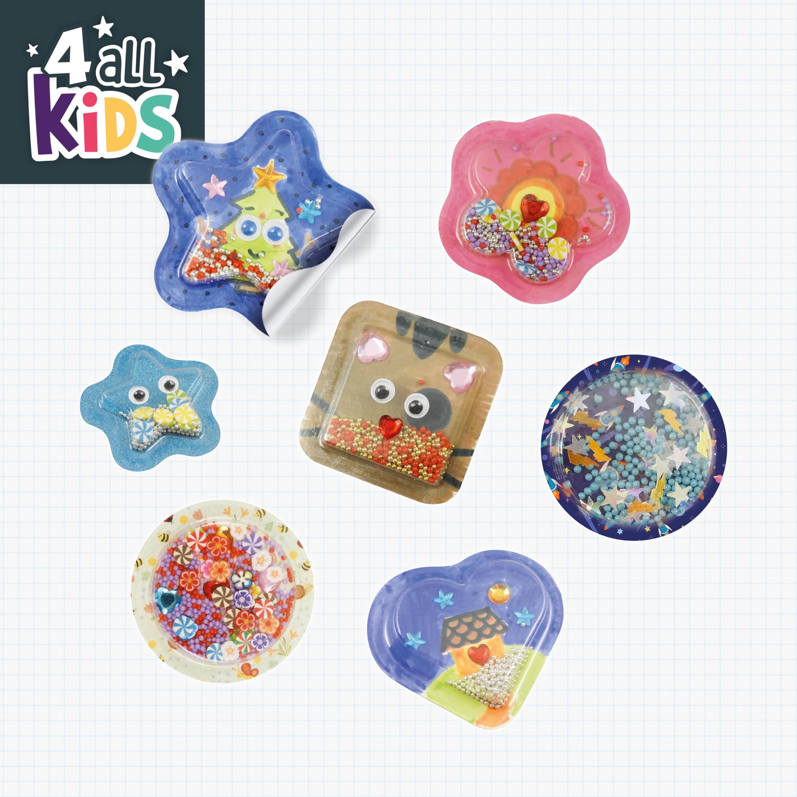 buki-fk011-fabrique-stickers-3d-kit-20-stickers-enfant image 4