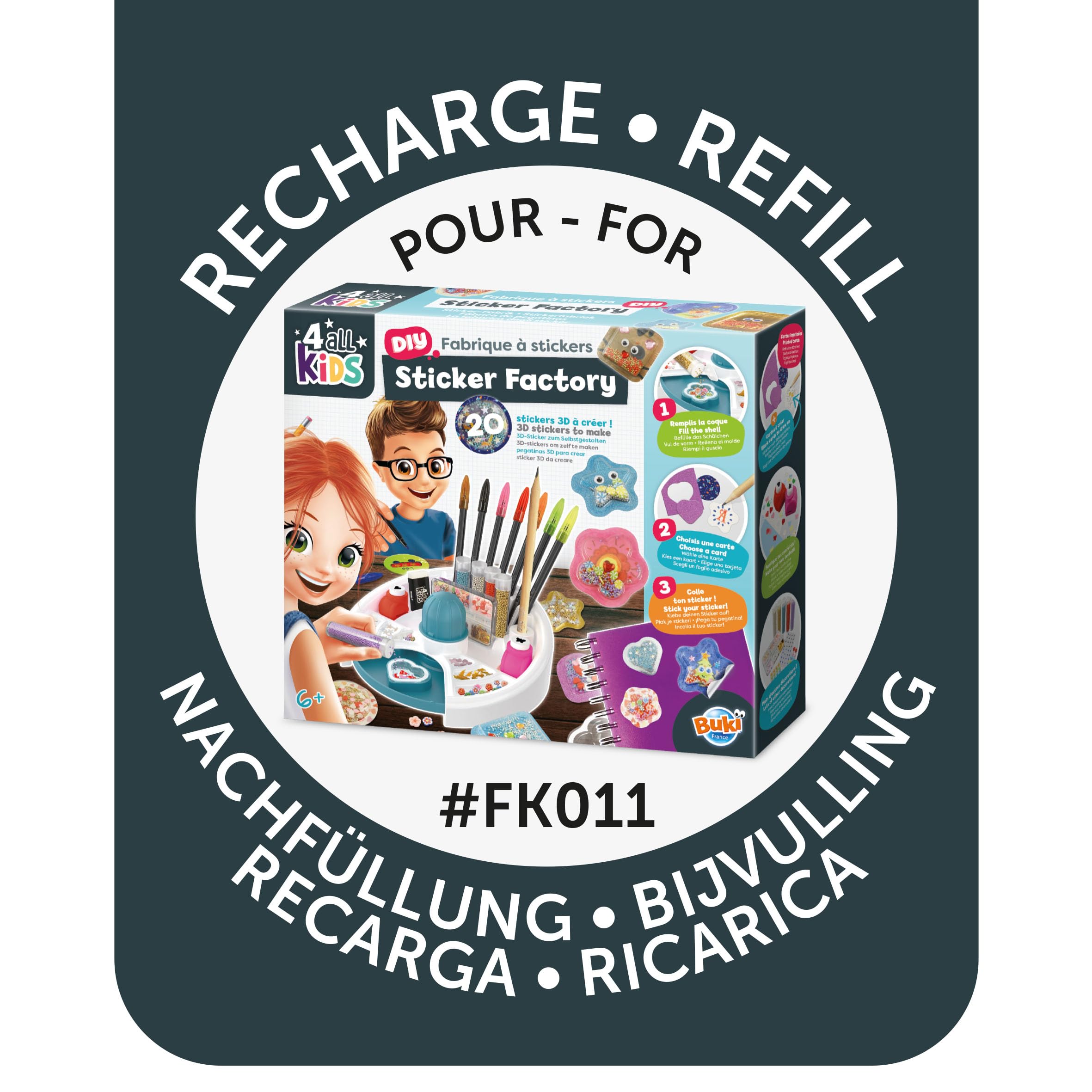buki-fk026-autocollants-3d-kawaii-stickers-enfants-x10 image 7