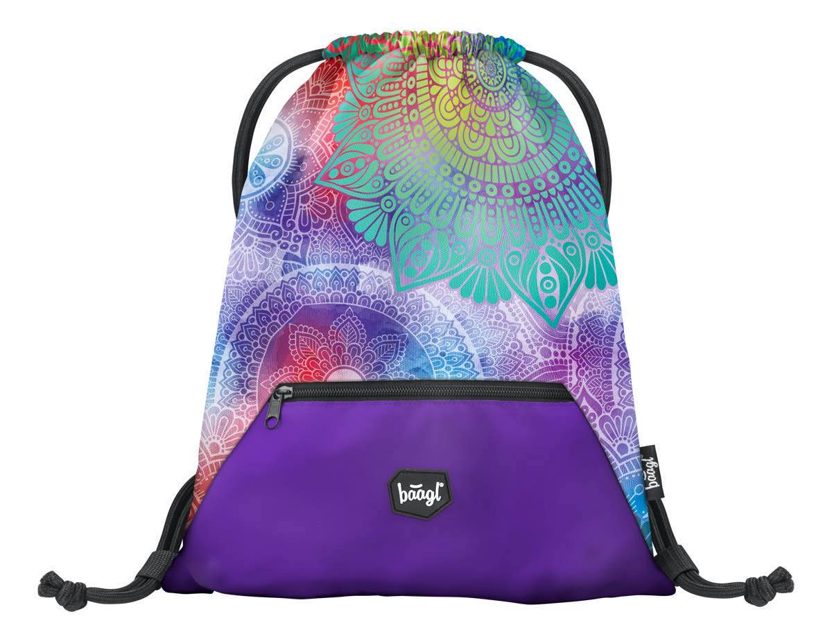baagl-mandala-sac-gym-poche-zip-lavable image 1