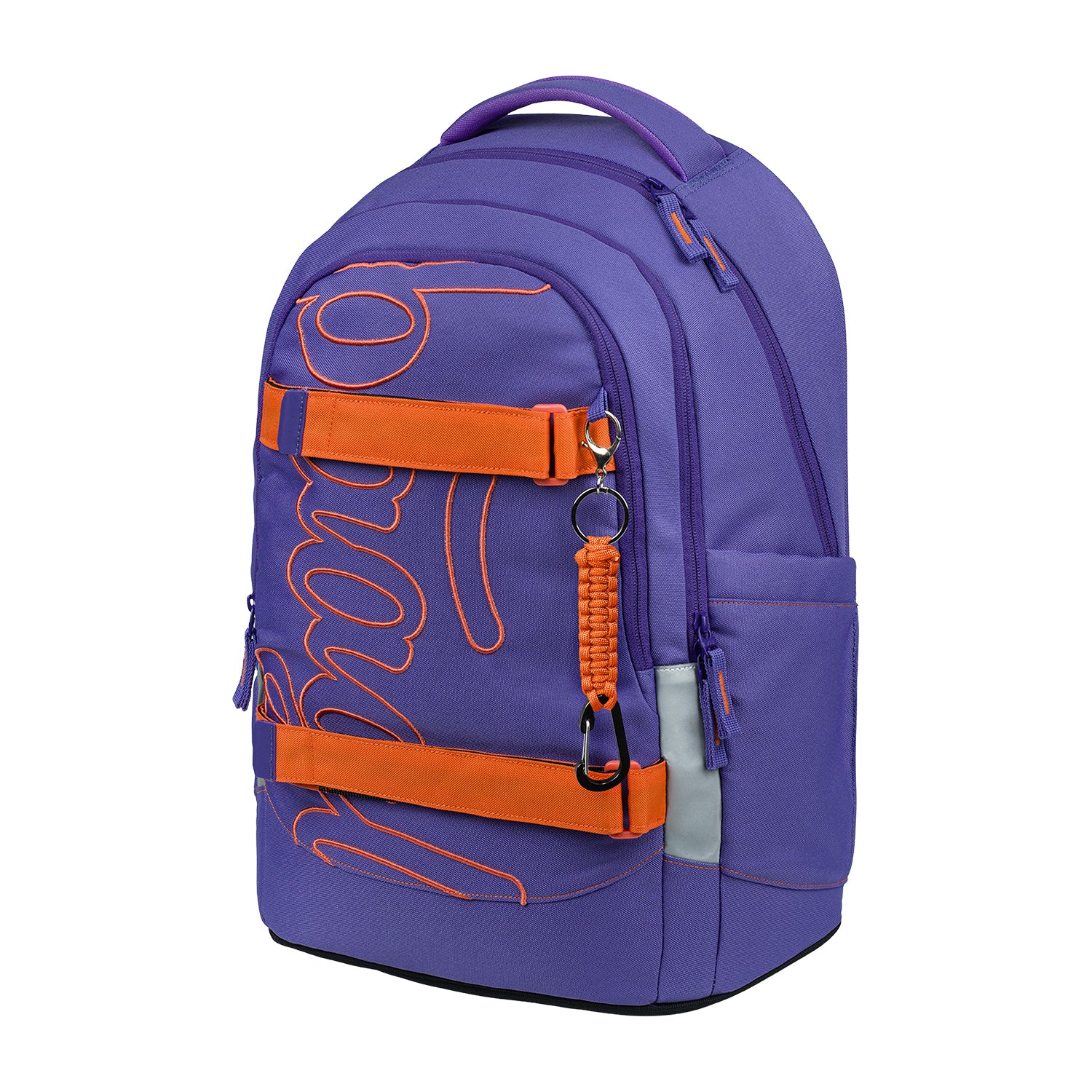 baagl-skate-max-orange-sac-dos-scolaire-3-compartiments image 2