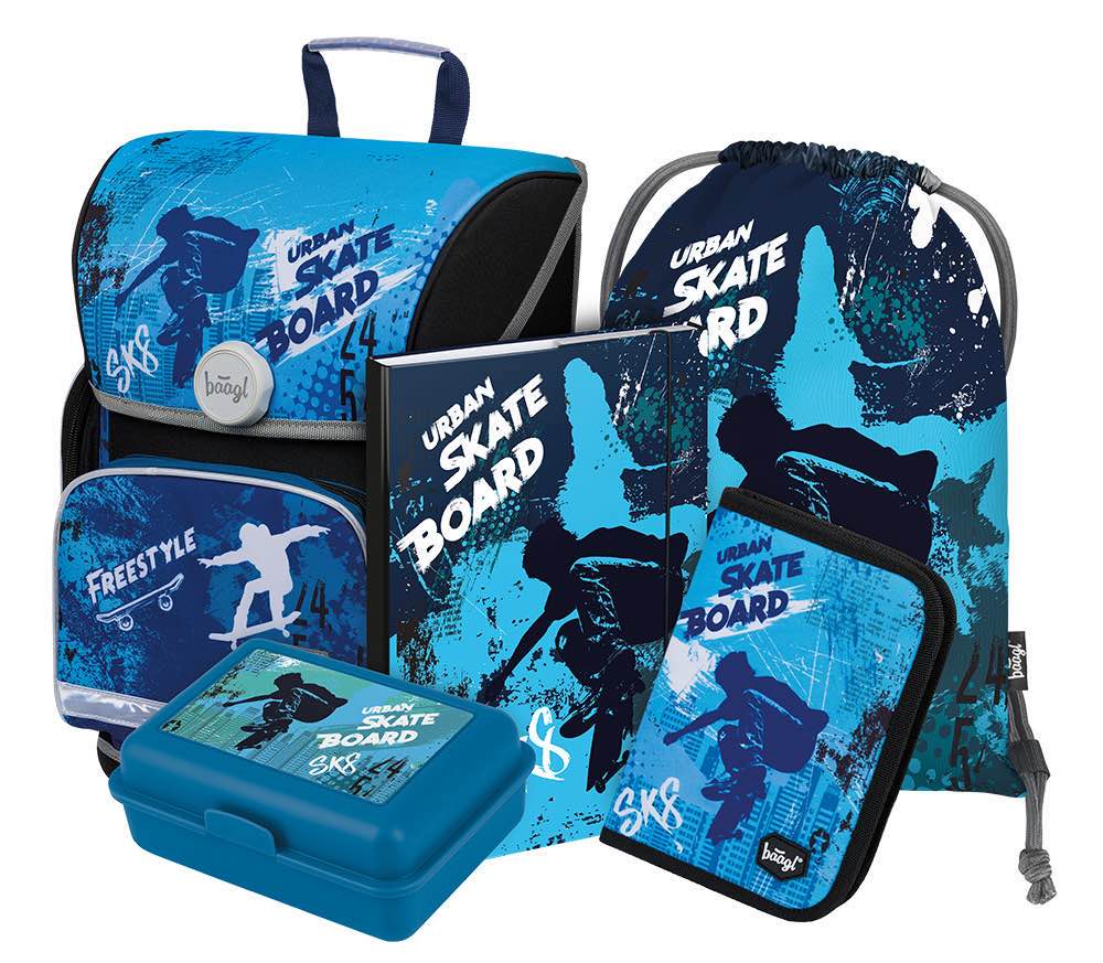 baagl-ergo-skateboard-ii-cartable-scolaire-19-l-magn-tique image 1