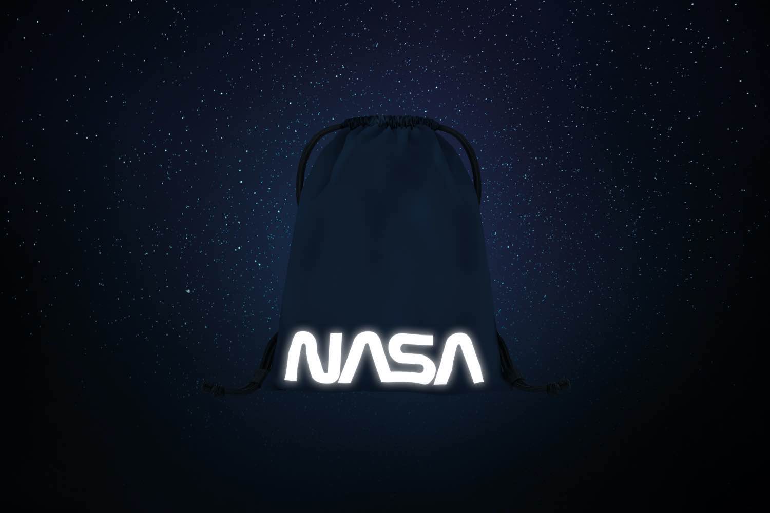 baagl-gym-sacks-sac-de-gym-nasa-blue-bleu image 4