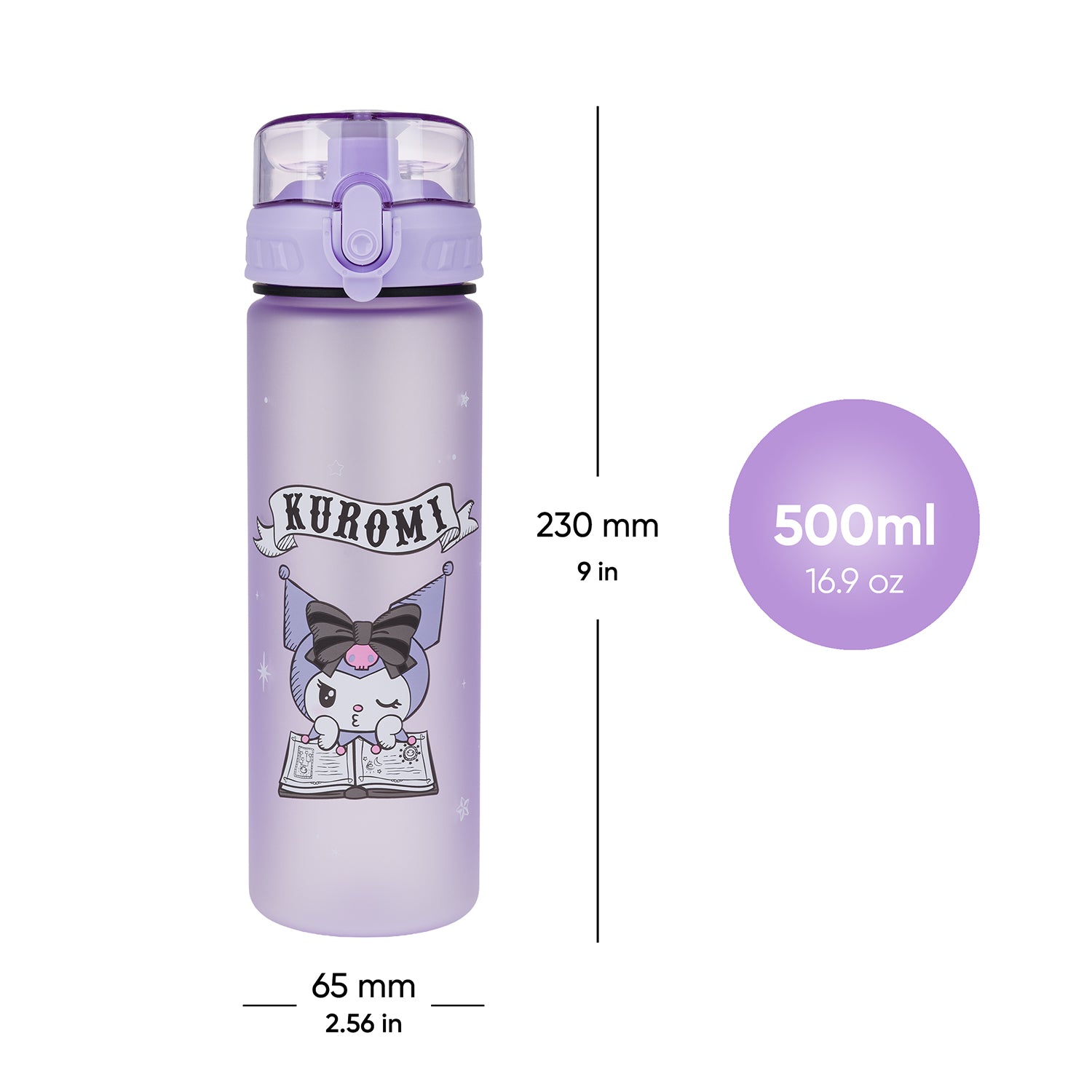 baagl-kuromi-fortune-dream-gourde-tritan-500-ml image 6