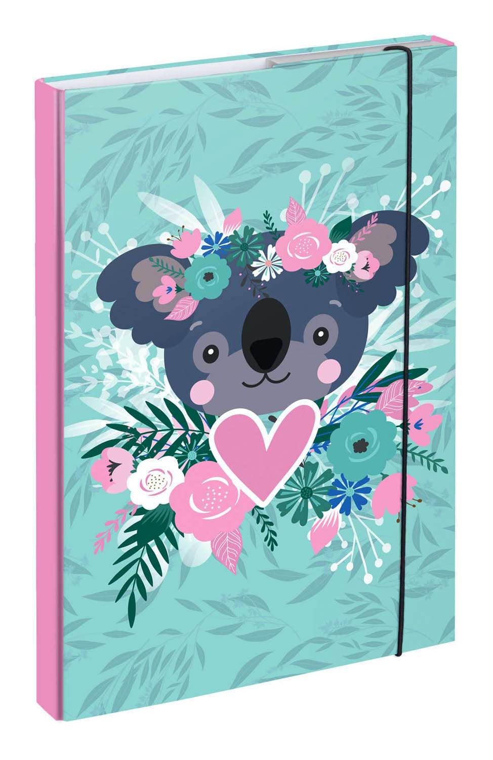 baagl-notebook-folders-heftbox-a4-koala-chemise-lastique image 1
