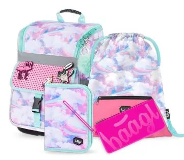 baagl-zippy-rainbow-cartable-fille-18-l-ergonomique image 1