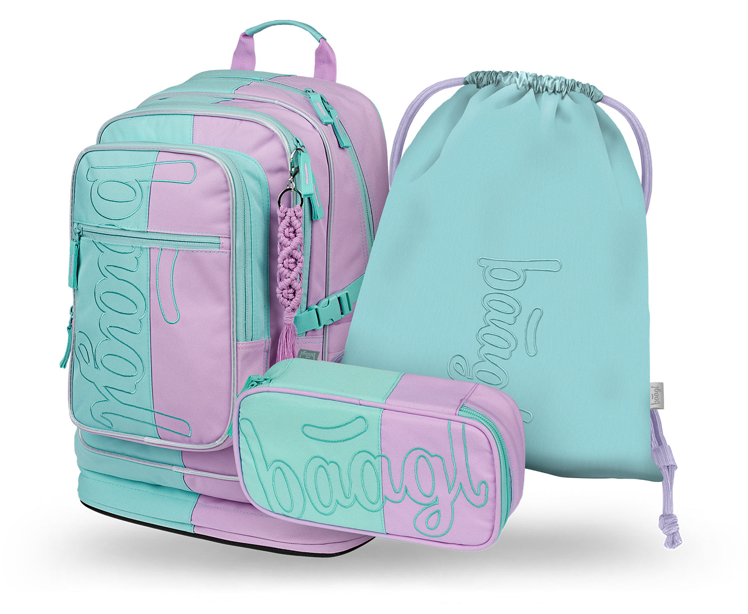 baagl-school-sets-cubic-sweet-ensemble-cartable-sweet image 1