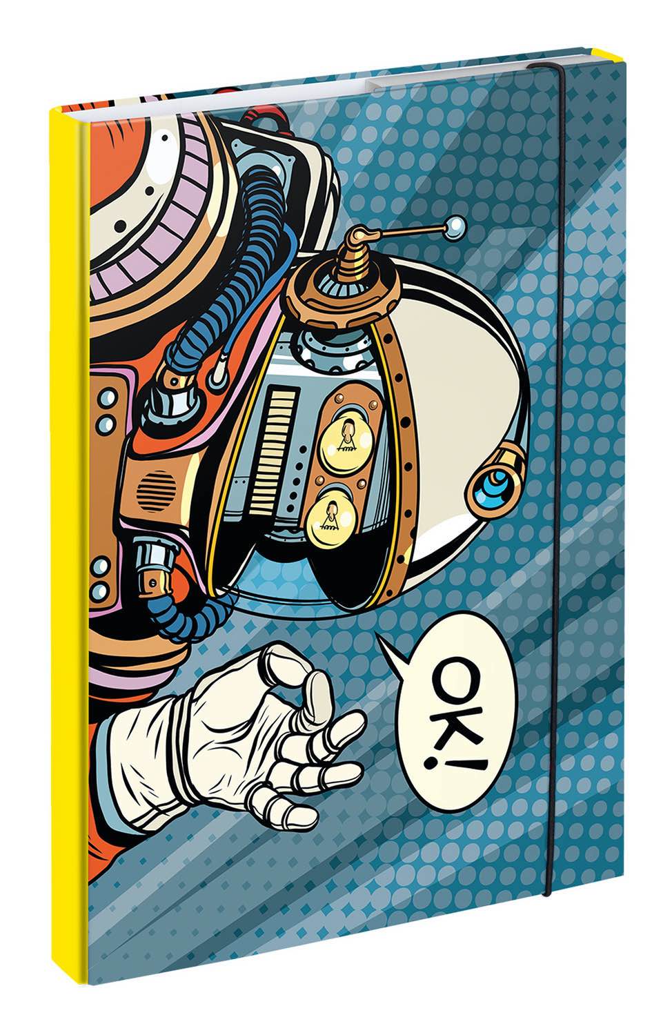 baagl-spaceman-heftbox-a4-chemise-lastique-espace image 1