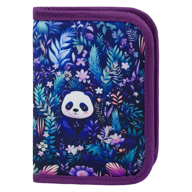 baagl-jungle-panda-trousse-1-compartiment-ykk image 1