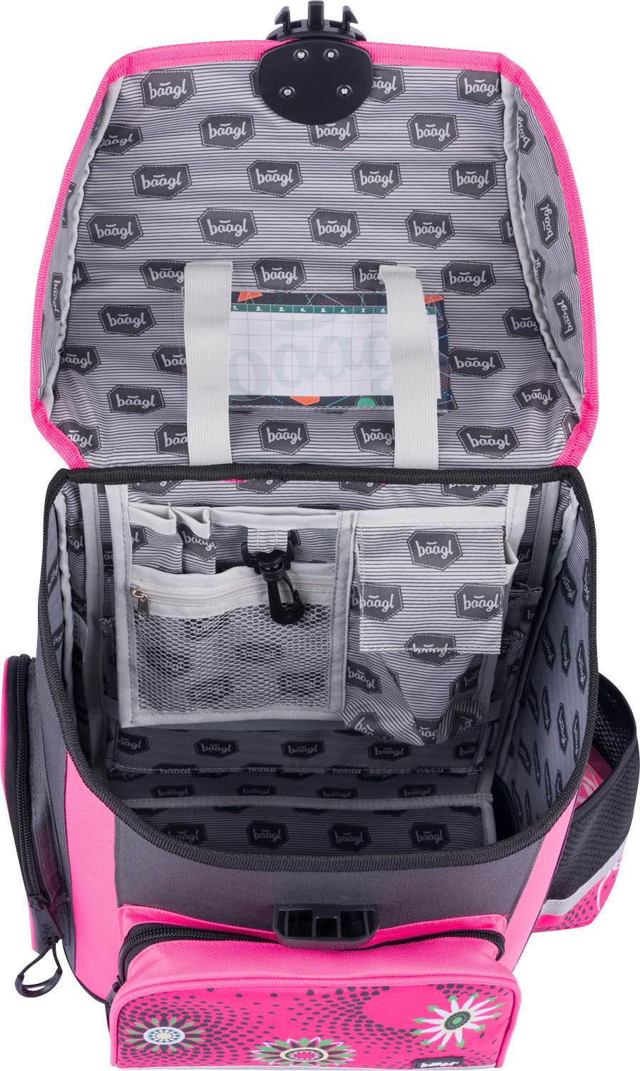 baagl-classic-flowers-cartable-18-l-fille-ergonomique image 5