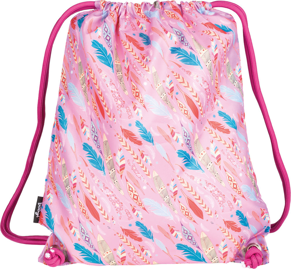 baagl-feathers-sac-gym-enfant-cordon-lavable image 2