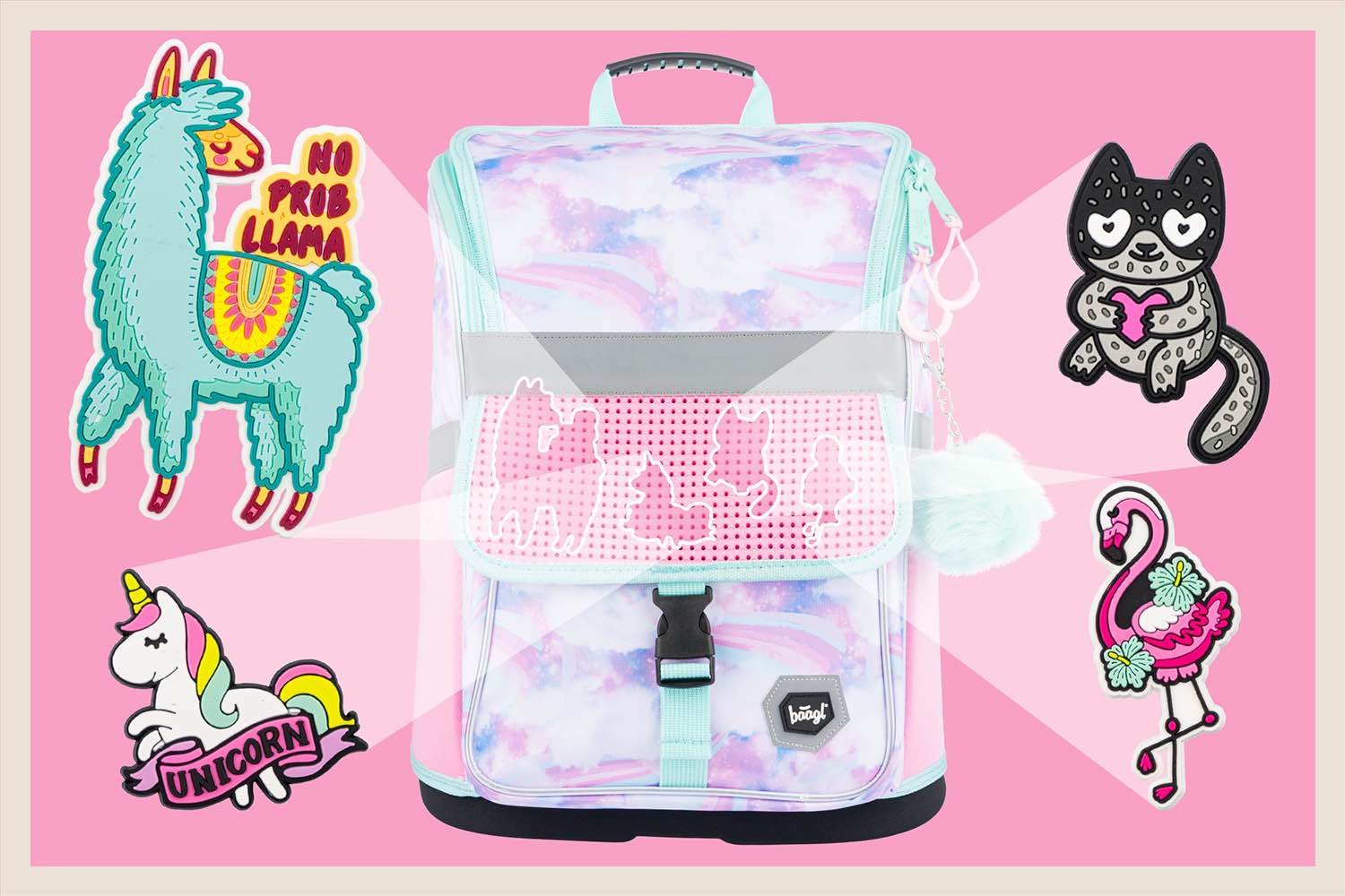 baagl-zippy-rainbow-diy-cartable-ergonomique-18-l-fille image 7