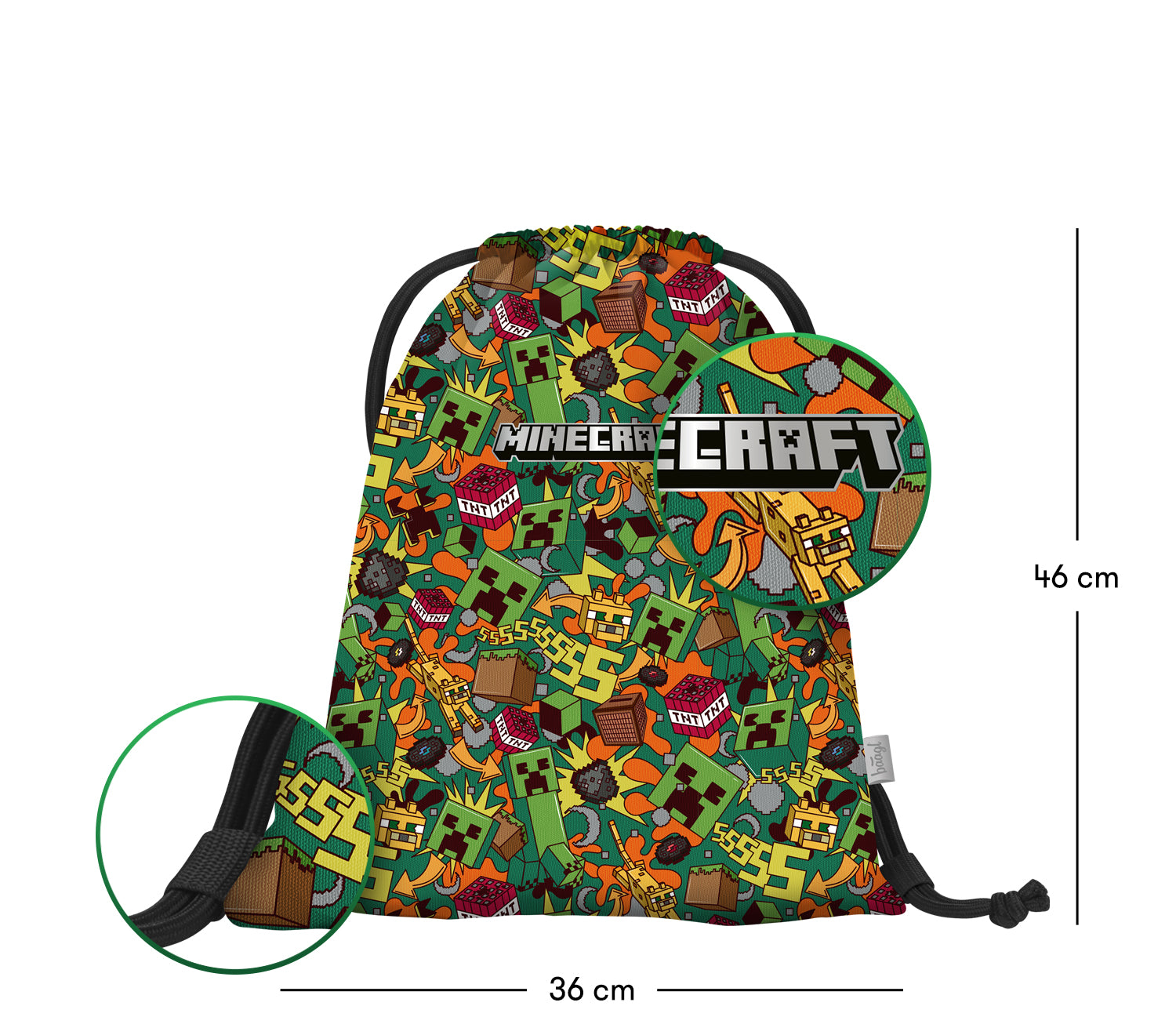 baagl-minecraft-chaos-sac-de-gym-enfant image 3