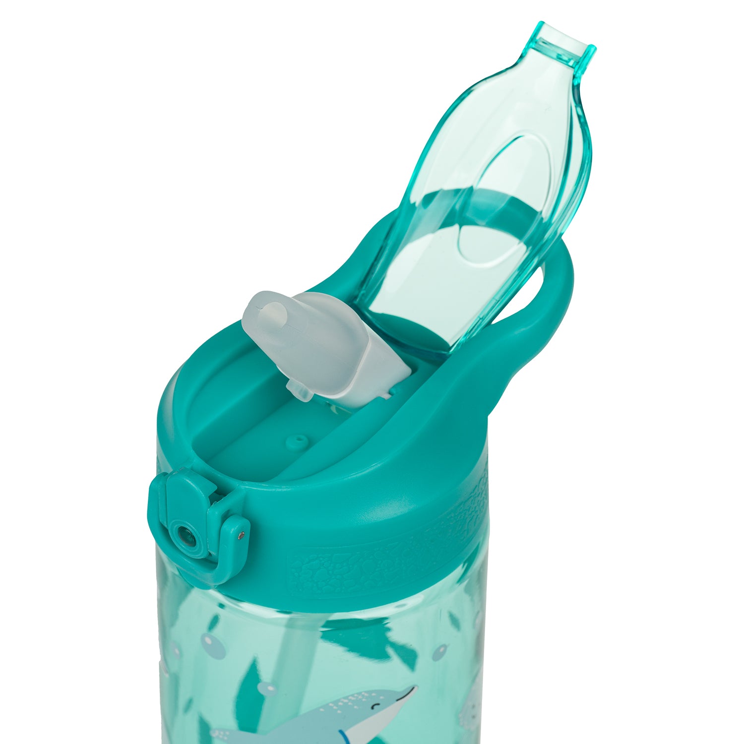 baagl-dolphin-bouteille-tritan-500-ml-paille-dauphin image 4