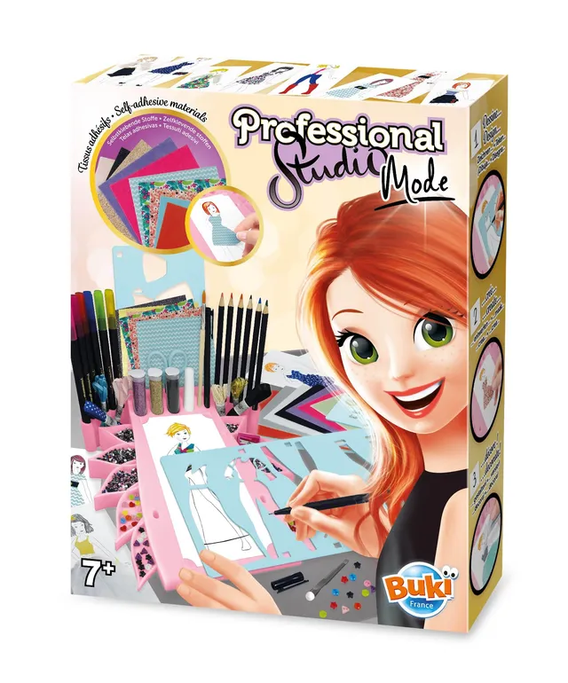 buki-professional-studio-5408-kit-dessin-mode-pochoirs-8-ans image 1