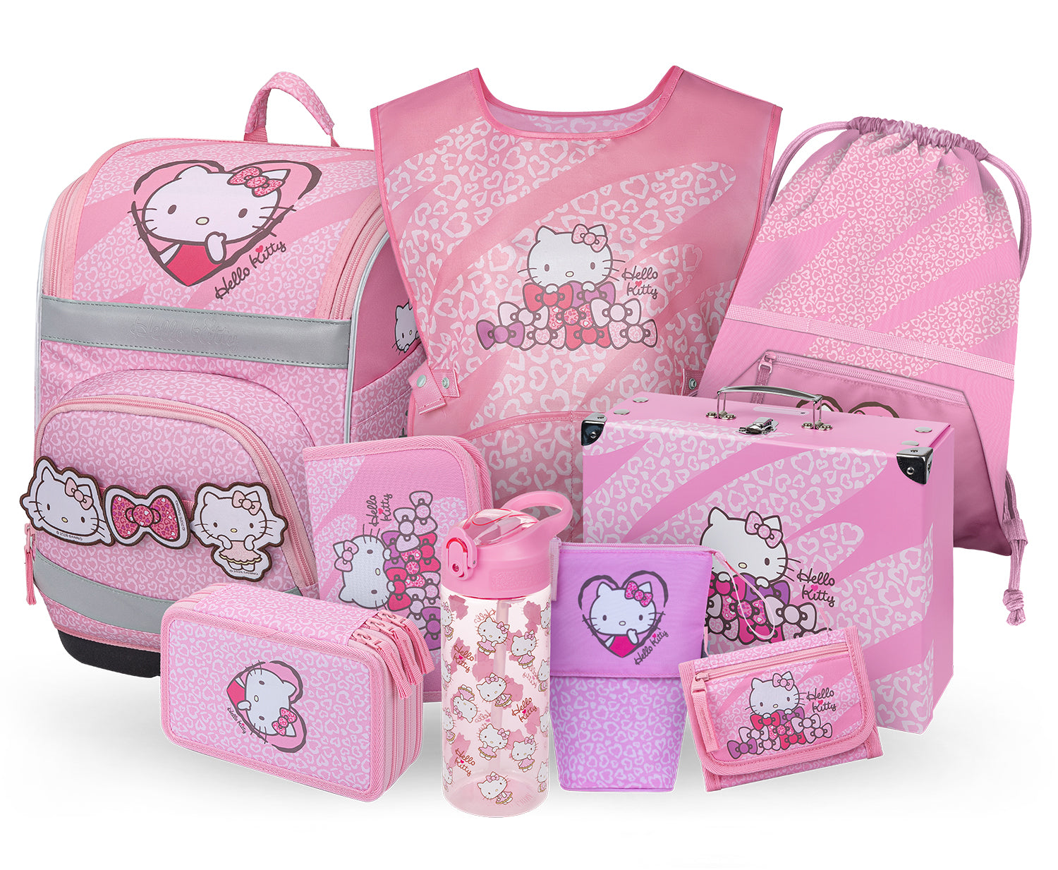 baagl-zippy-plus-cartable-hello-kitty-leopard-set-cole image 1