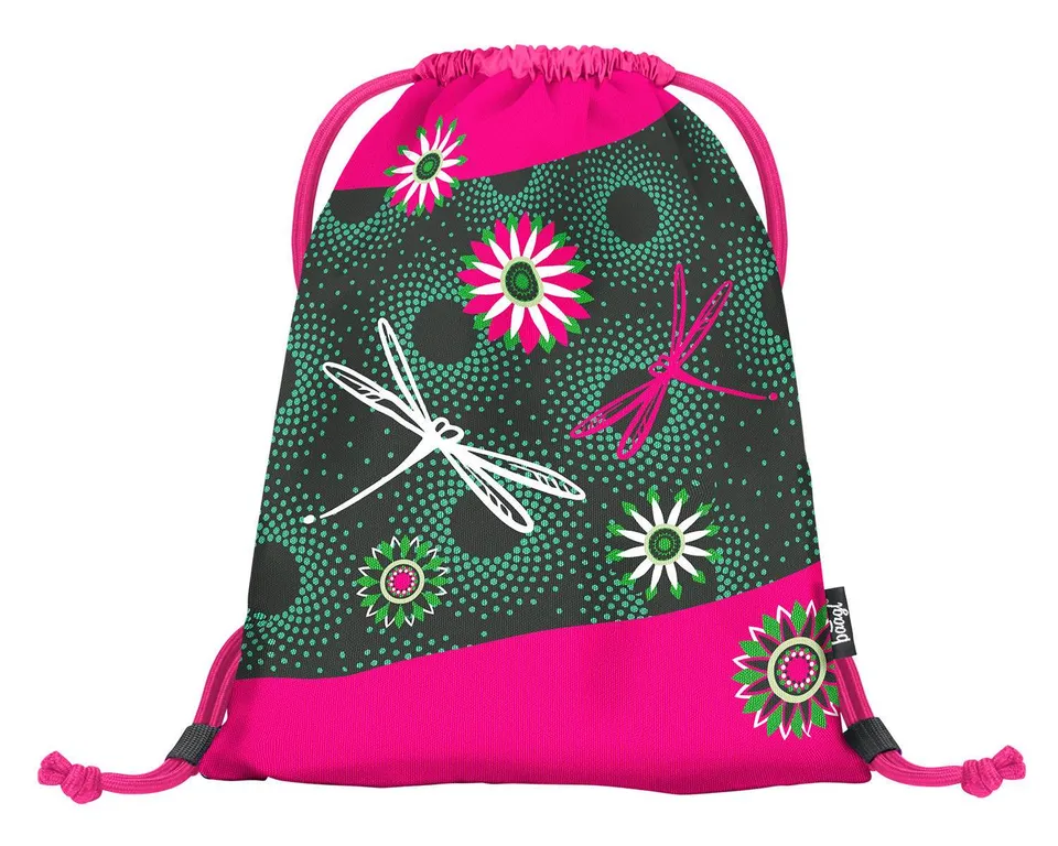 baagl-flowers-sac-gym-fille-fleurs-lavable image 1