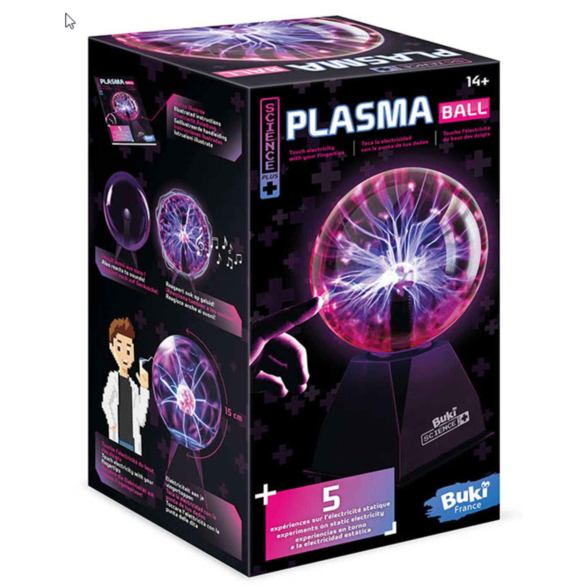 buki-science-boule-plasma-13-cm-violet image 2