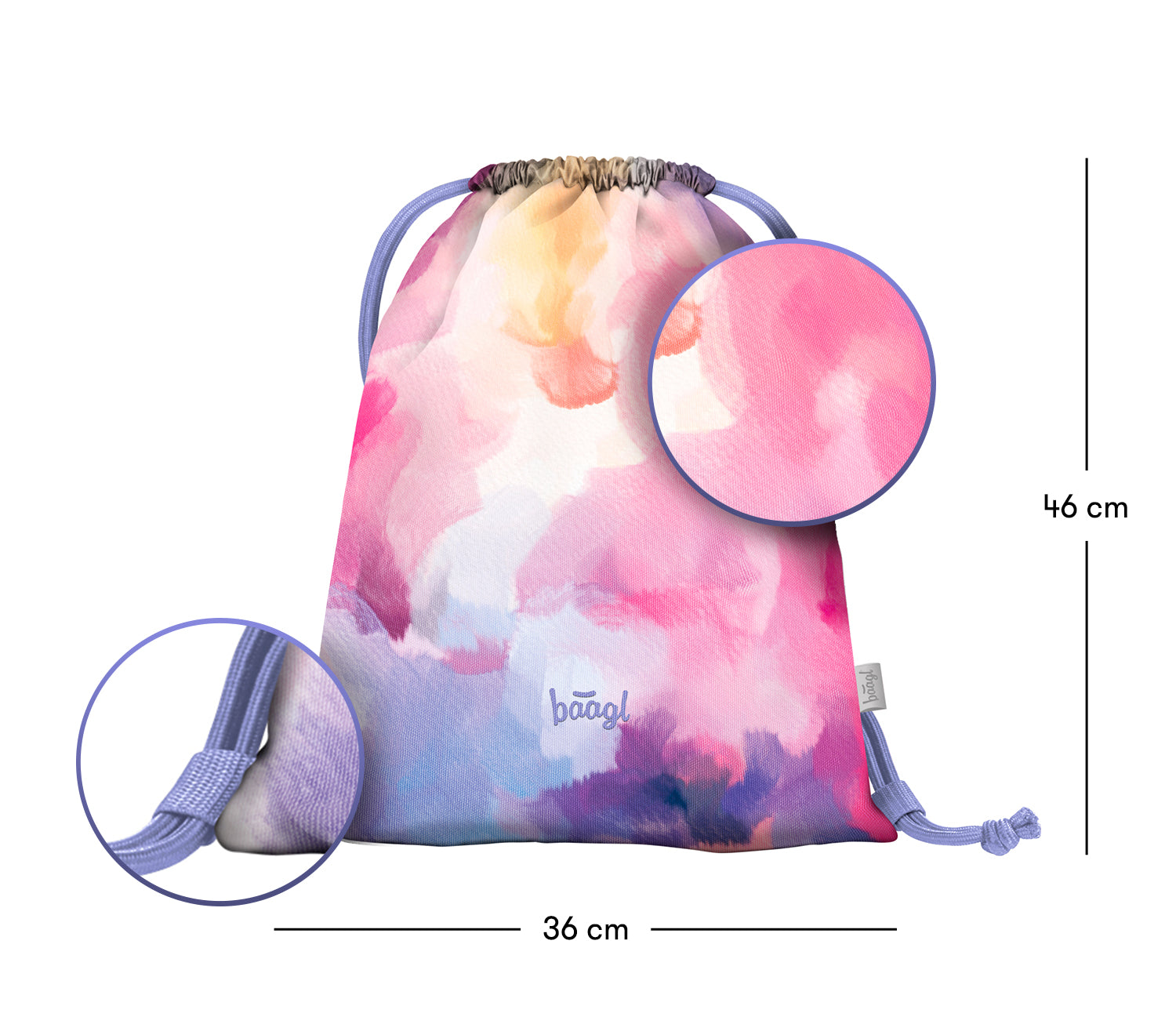 baagl-gym-sacks-sac-gym-painting-lavable-cordons image 3