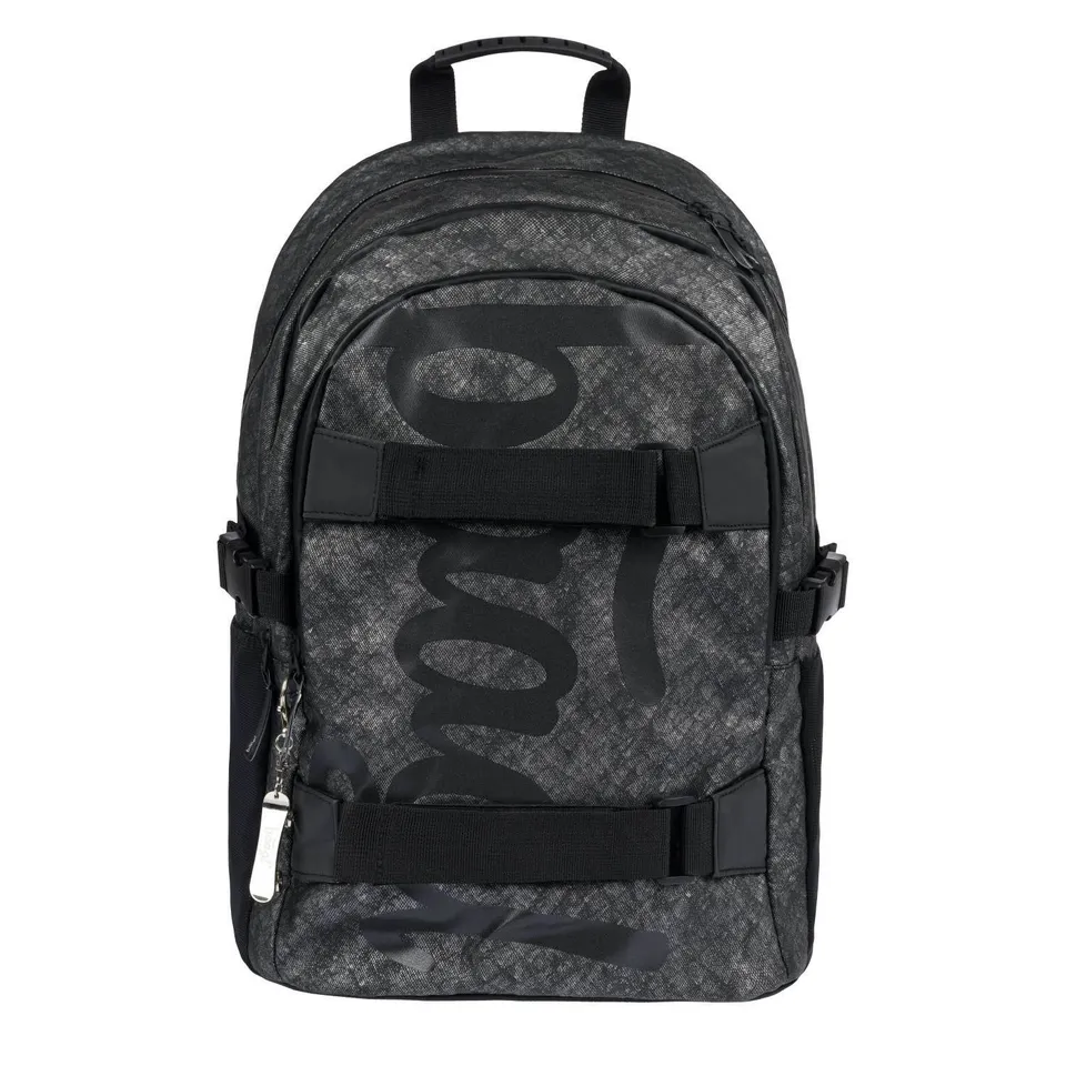 baagl-skate-ash-sac-dos-scolaire-25-l-gris image 1