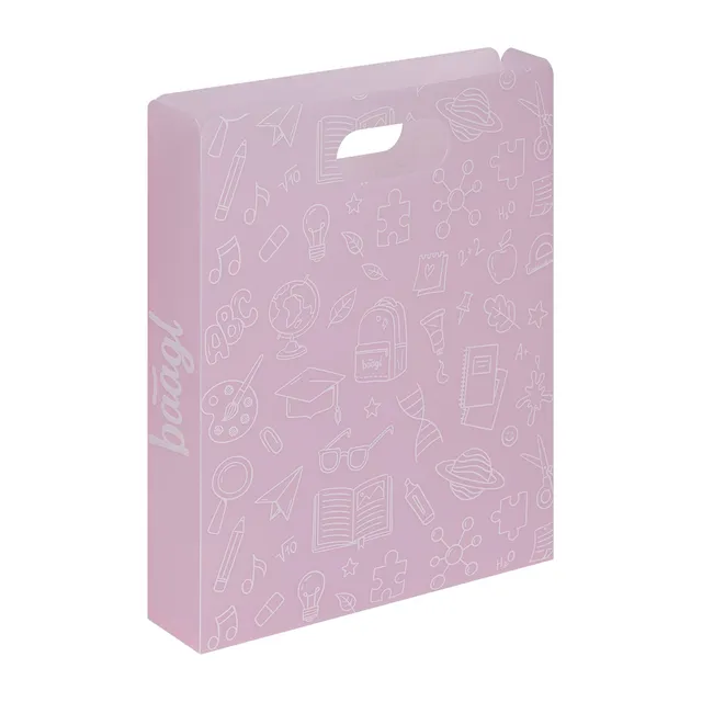 baagl-school-chemise-porte-documents-rose image 1