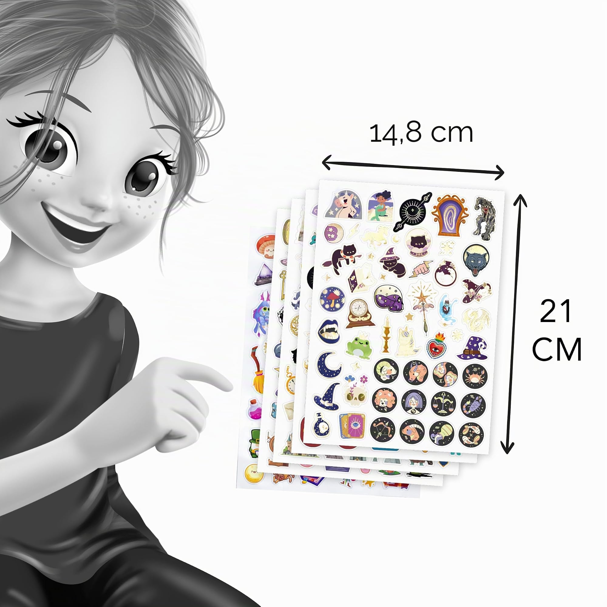buki-fantastique-pochette-stickers-200-dor-s-fluffy-d-s-6-ans image 6