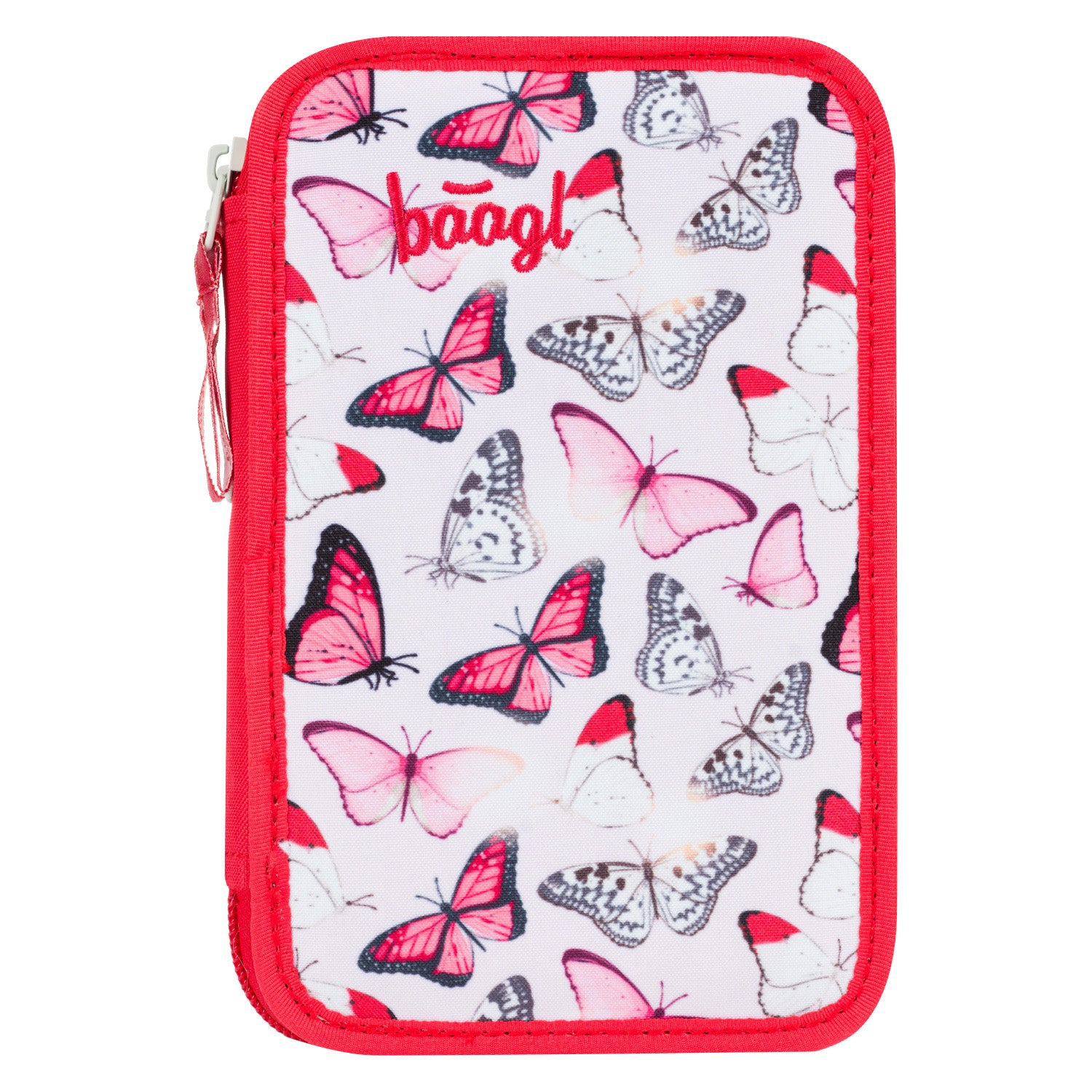 baagl-red-butterfly-trousse-double-2-compartiments-rouge image 2