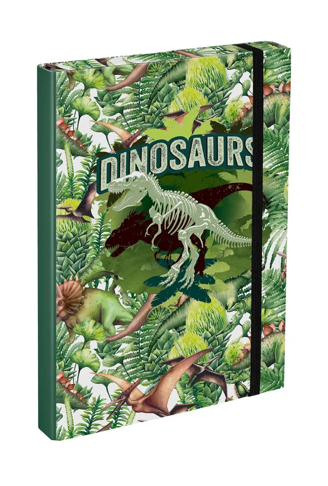 baagl-dinosaurs-chemise-lastiques-a4-dinosaures image 1