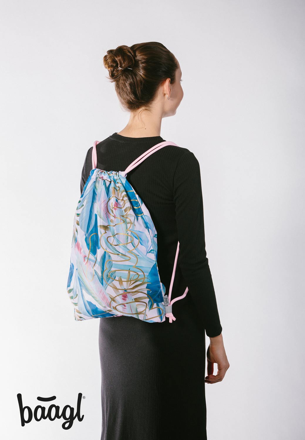 baagl-skate-leafs-sac-de-gym-enfant-lavable image 4