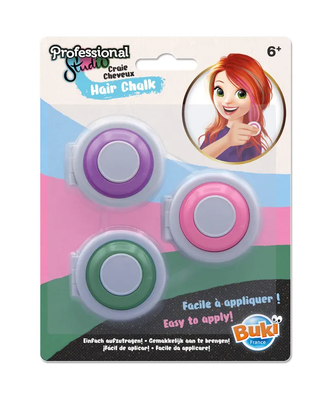 buki-ps103-craies-cheveux-3-couleurs-violet-vert-rose image 1