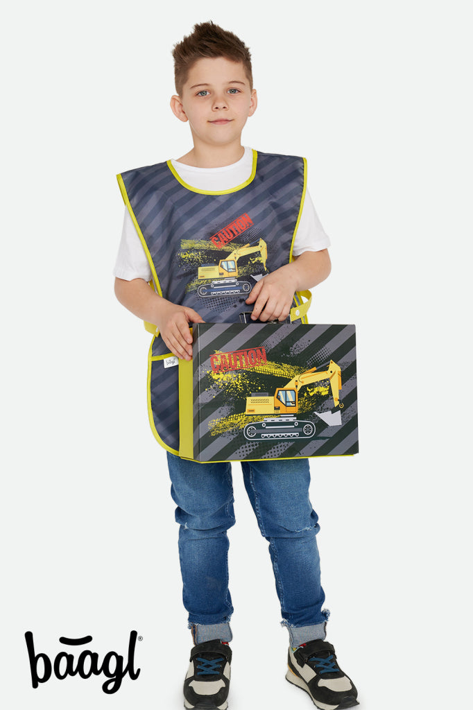 baagl-digger-mallette-scolaire-pliable-papier image 6