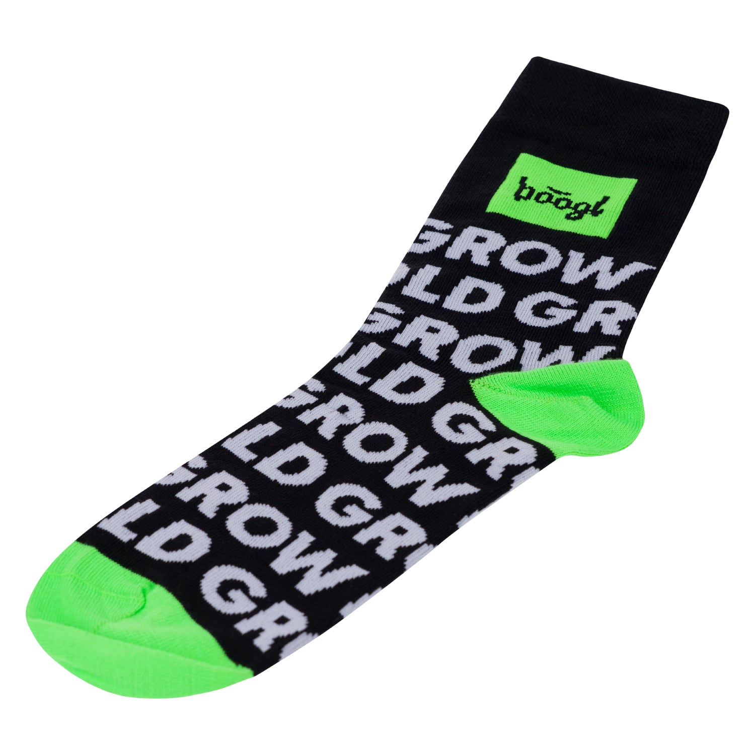 baagl-black-chaussettes-noires-grow-bold-2 image 2