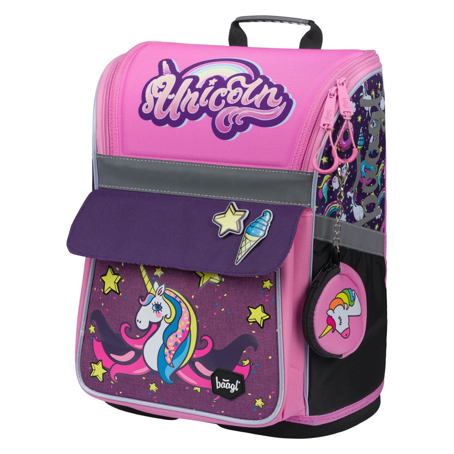 baagl-zippy-unicorn-cartable-fille-licorne-18-l image 2